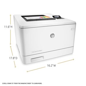 HP Laserjet Pro M452nw Wireless Color Laser Printer with Built-in Ethernet,