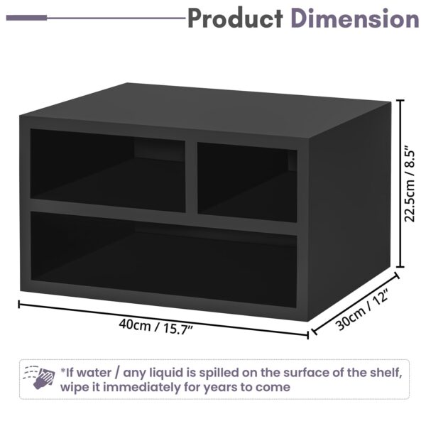 ABOUT SPACE DIY Desk Organizer - 2-Way Usage Wood Desktop Storage for Home - Image 3