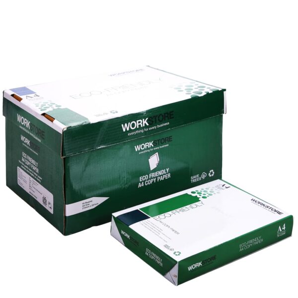 WorkStore Copier Paper | Pack of 5 | A4 Size | 70 GSM | 500 Sheets - Image 3