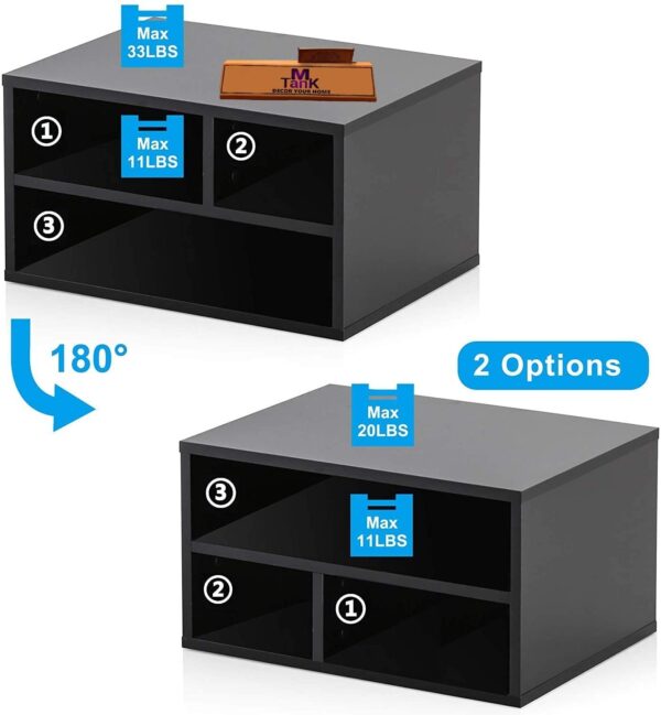 Tree House Printer Stands with Storage, Workspace Desk Organizers for Home - Image 3