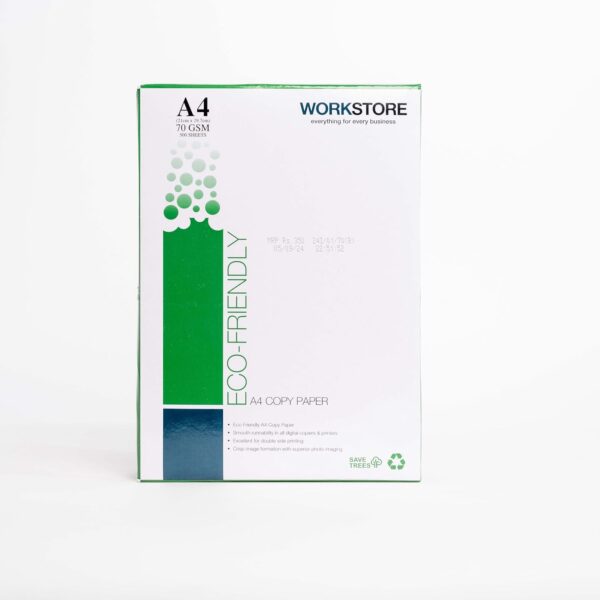 WorkStore A4 Copier Paper – 70 GSM, 500 Sheets | High Brightness, Fast Drying - Image 2